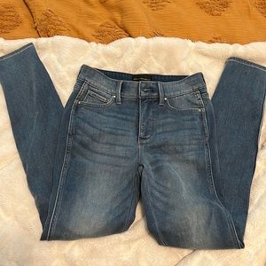 WHBM Cashmere High Rise Skinny Jeans